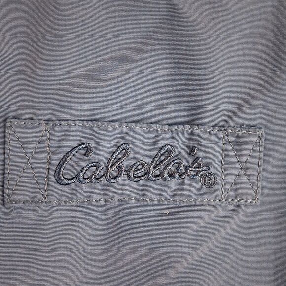 Cabela’s Gore-Tex Mens Size L Black Parka Jacket Waterproof Fleece Lined Size L - Picture 13 of 16